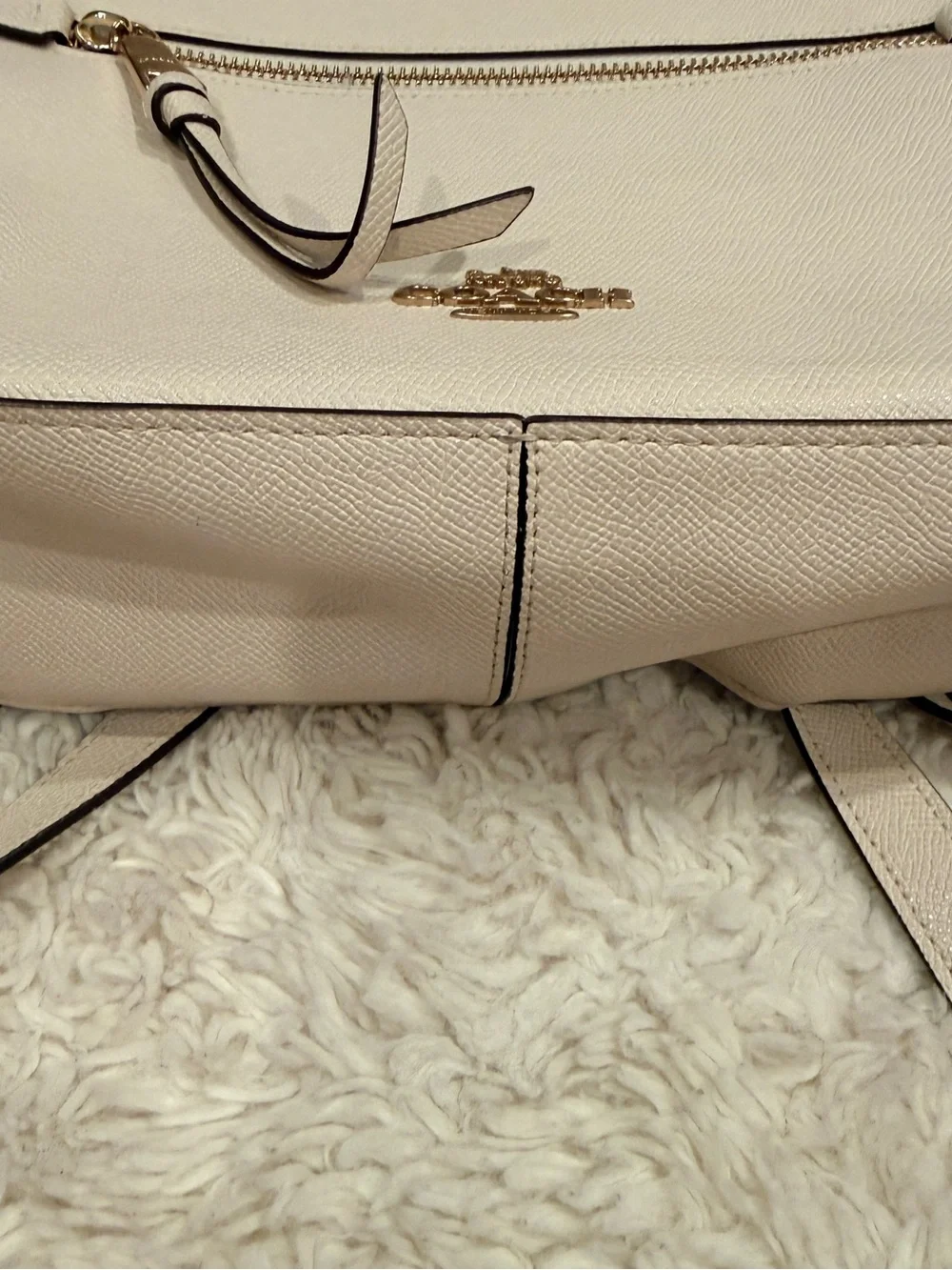 Coach Jordyn Leather Backpack with Gold Hardware